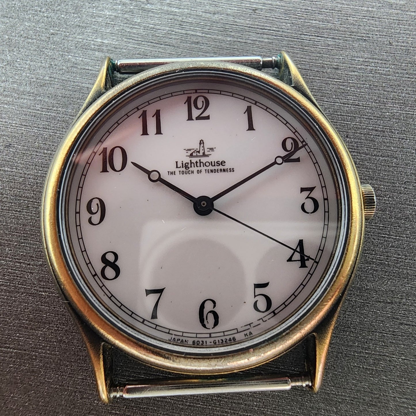 Citizen Light House Watch Men 31mm White Dial Gold Tone Round 6031G04223 NewBat1