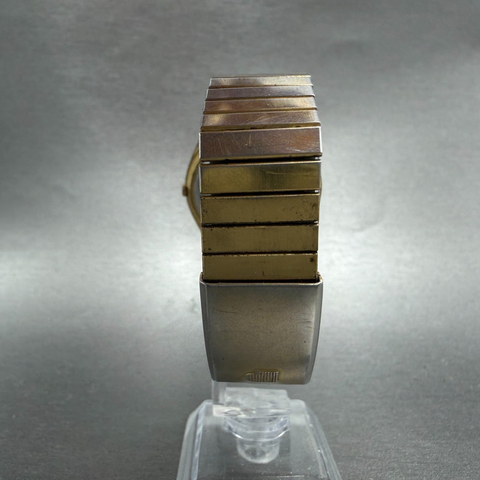 Seiko Pulsar Watch Men 36mm Silver Dial Gold Tone Daydate Y148-8029 New Battery7