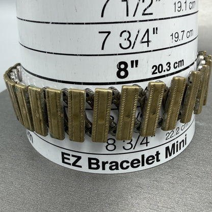 Seiko QZ Watch Men 36mm Silver Dial Gold Tone Date Round 0922-8000 PARTS11