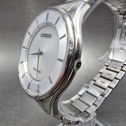 Citizen Eco-Drive Watch Men 37mm Silver Dial Silver Tone E031-S103720 PARTS3