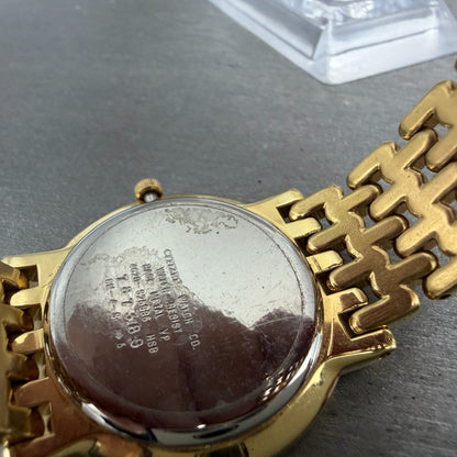 Citizen Elegance Watch Men 33mm Champagne Dial Gold Tone Round 4620-S25996 Runs9