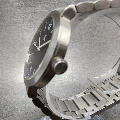 Calvin Klein Watch Men 34mm Gray Dial Stainless Steel Date Round New Battery2