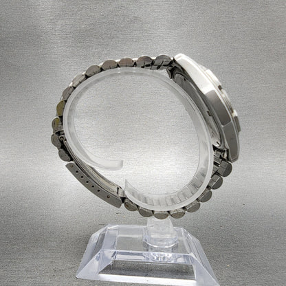 ALBA Dive Watch Men 41mm White Dial Silver Tone Daydate Round V7438B60 PARTS9