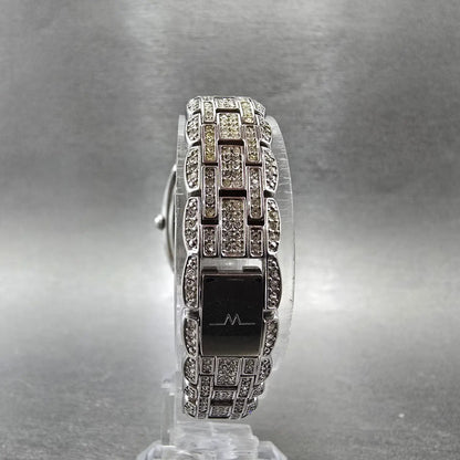 Wittnauer Watch Women 23mm MOP Dial Silver Crystal Bezel Oval New Battery7