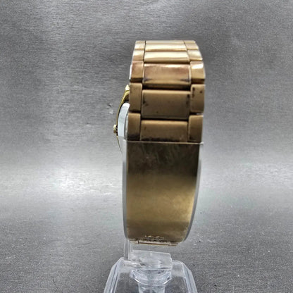 Seiko SQ Watch Men 36mm Champagne Dial Gold Tone Dydate 4633-5019 New Battery7