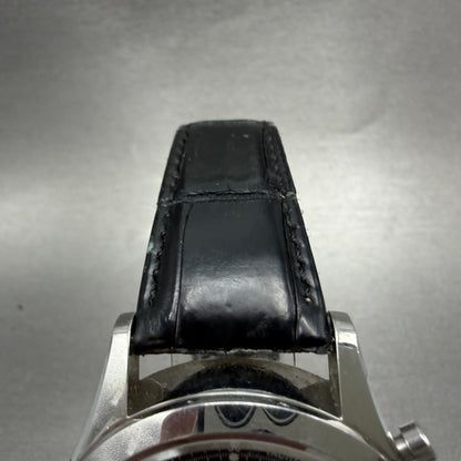Citizen Eco-Drive Exceed Chronograph Watch Men 39mm Black Dial Silver Date Works4