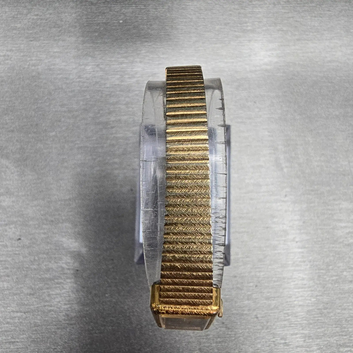 Seiko Watch Women 13mm Brown Dial Gold Tone Rectangle 1320-5299 New Battery4