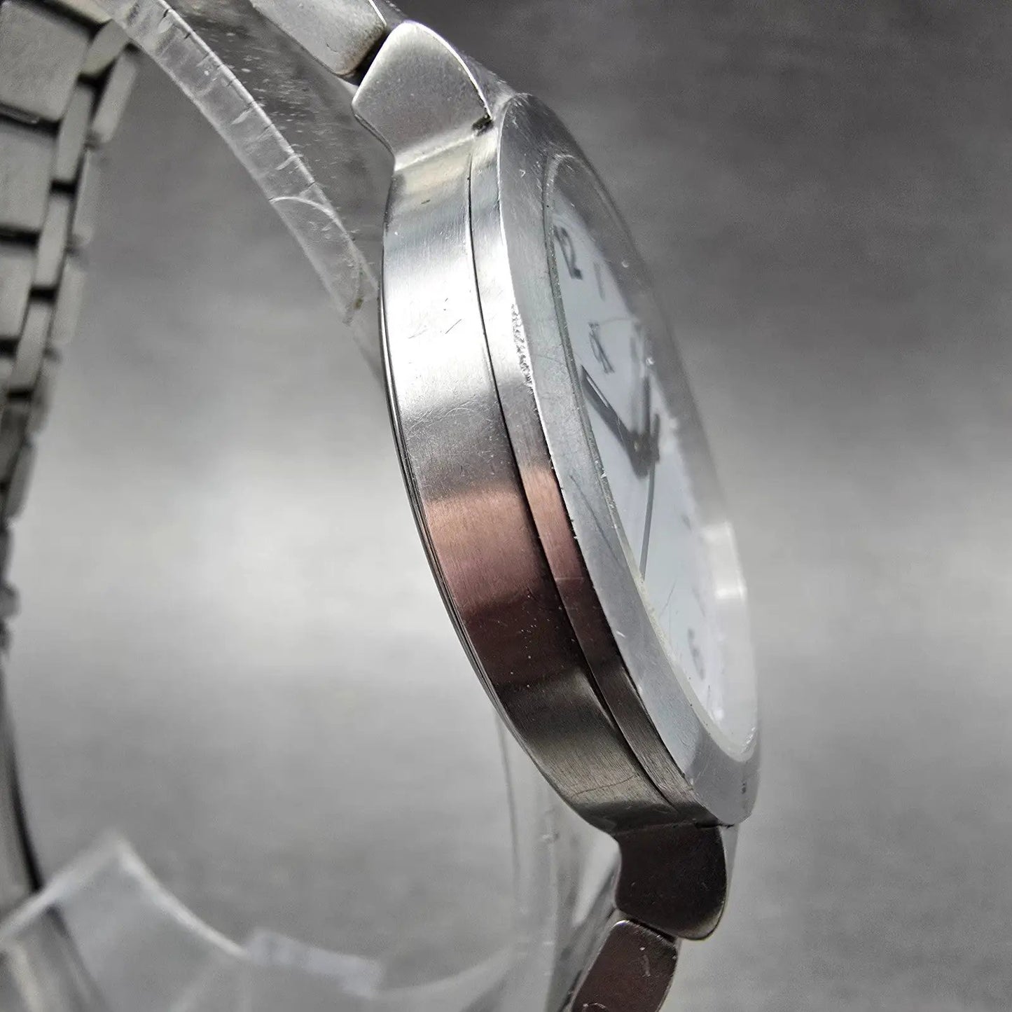 Calvin Klein Watch Women 31mm Silver Dial Stainless Steel Date Round New Battery3