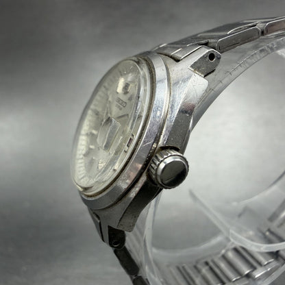 Seiko Chorus Watch Women 25mm Silver Dial Silver Tone Date Manual 2118-0260 Runs3