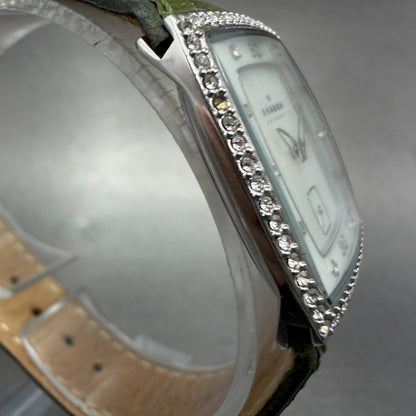 Skagen Tank Watch Women 27mm MOP Dial Steel Rectangle N384SSLG New Battery3