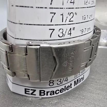 Invicta Specialty Automatic Watch Men 45mm White Dial Steel Date 1832 Runs GYGUJ11