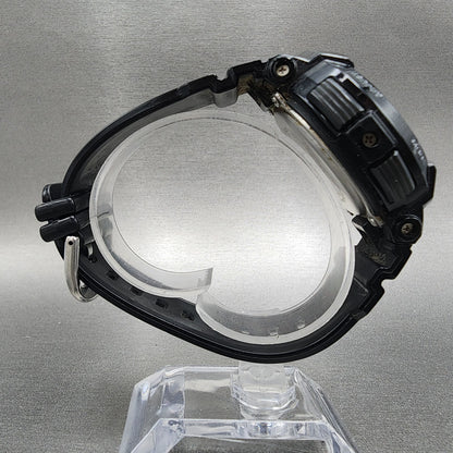 Casio babyG Watch Women 44mm Black Dial Black Tone Round BGA190 New Battery8