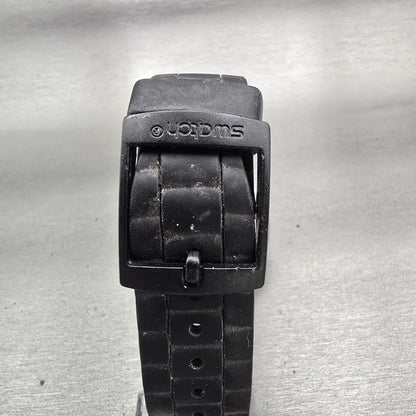 Swatch Scuba Libre Stormy watch Men 44mm Black Dial Clear Date SUUK400 New BattG7