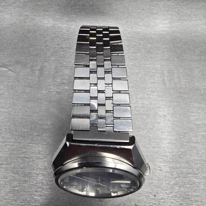 Seiko Type II Watch Men 36mm Blue Dial Silver Tone Daydate 0903-8120 New Battery4