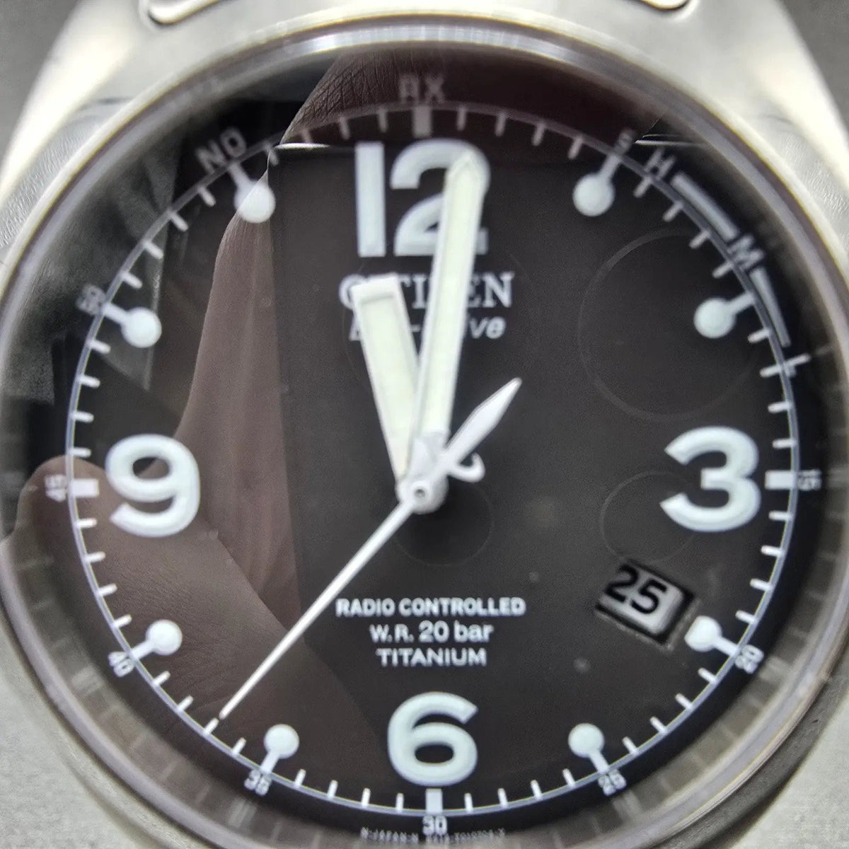 Citizen Promaster Land Watch Men 40mm Black Dial Titanium H414-T006744 PARTS!!2