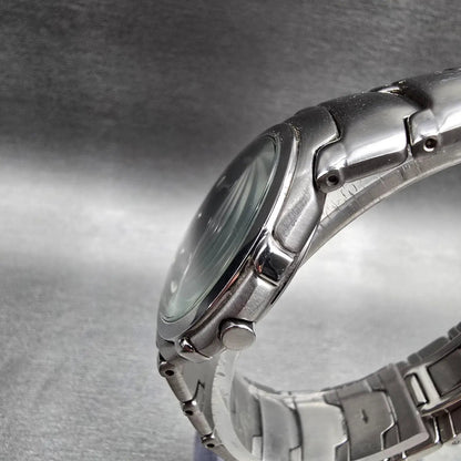 Citizen Elegance Watch Men 34mm Black Dial Silver Tone Date 1112-S66145 New Batt2