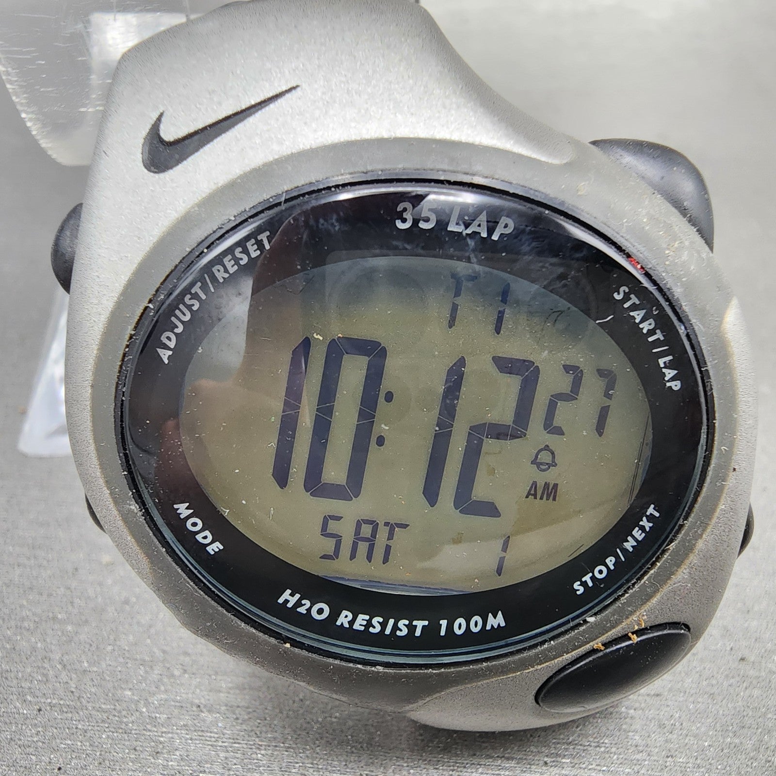 Nike Triax 35 Super Watch Men 44mm Digital Alarm Chronograph READ!!! New Battery1