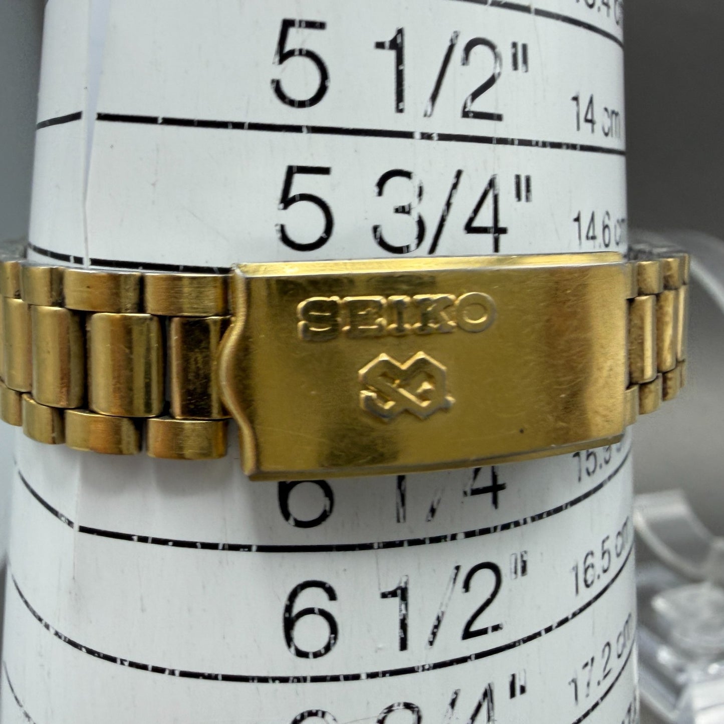 Seiko SQ Watch Women 24mm Champagne Dial Gold Tone Daydate 2a23-0030 New BattLPA10