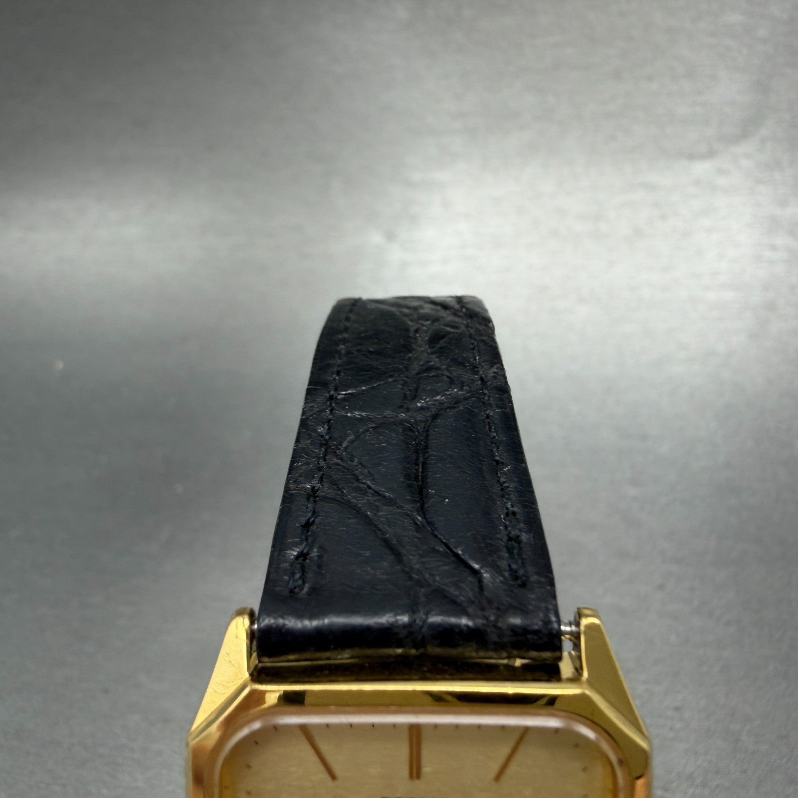 Citizen Forma Tank Watch Men 28mm Champagne Dial Gold Tone 4630-E63018 New Batt4