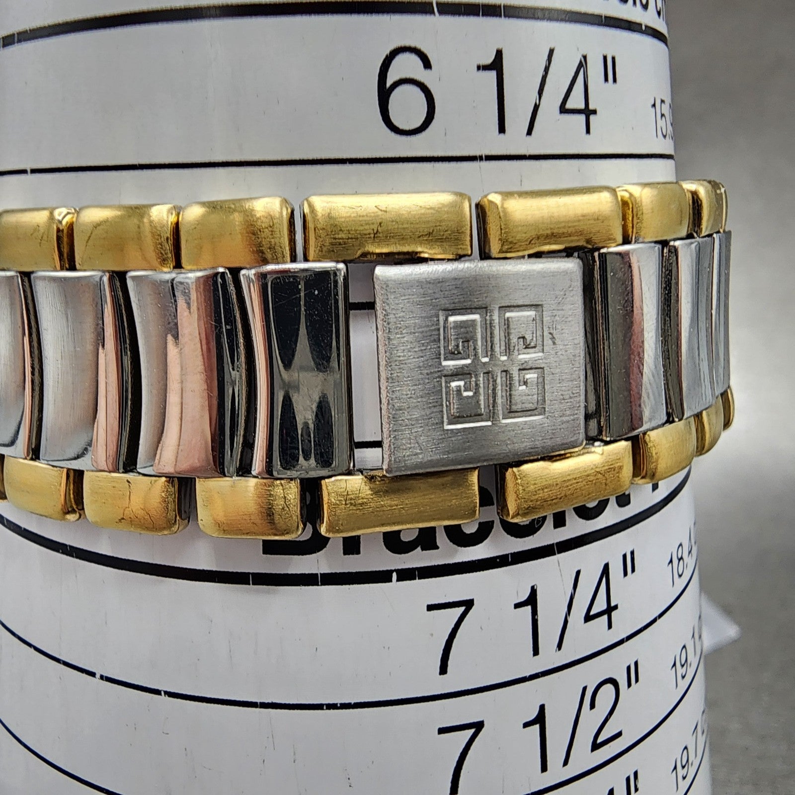Givenchy Watch Women 34mm White Dial Two Tone Date Round New Battery10