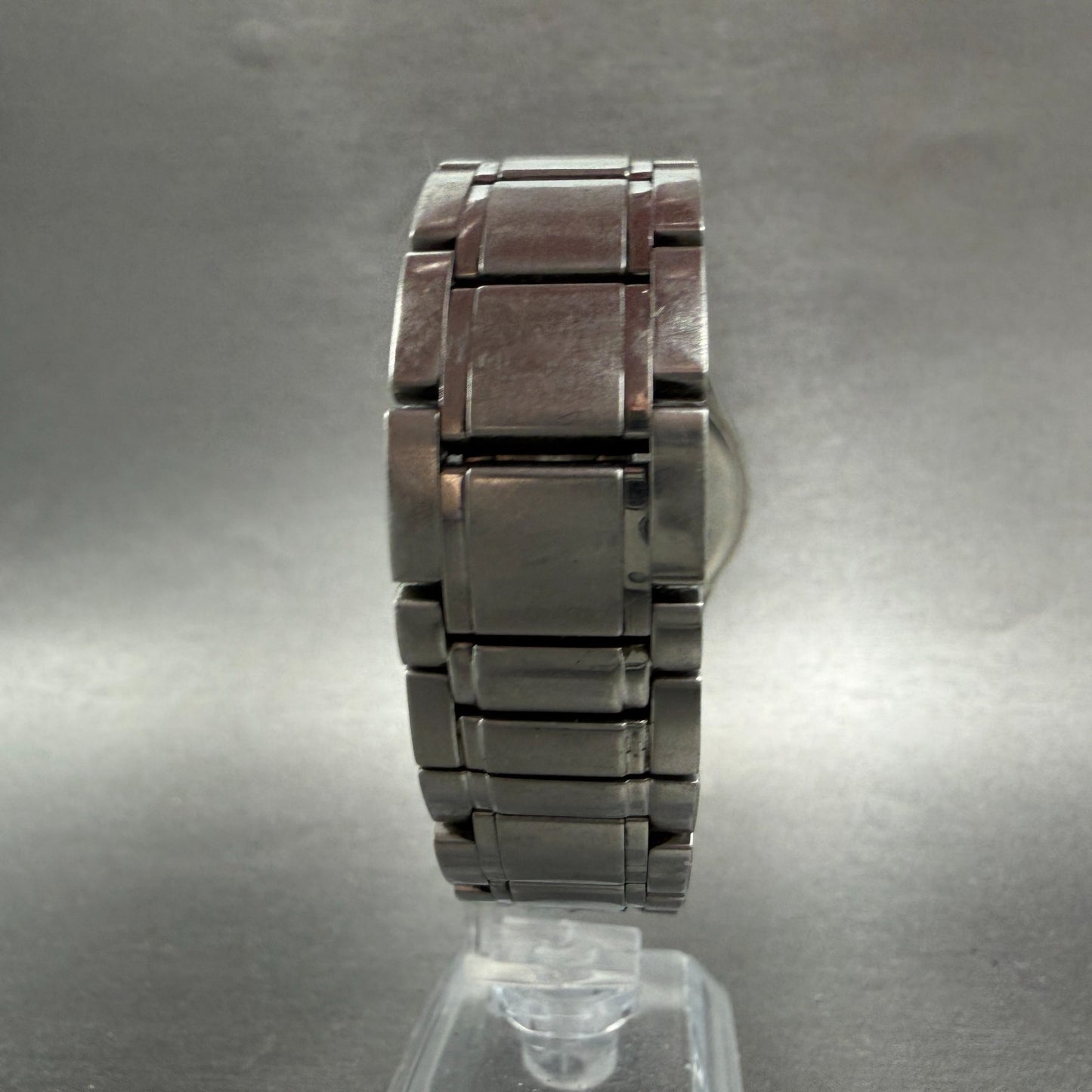 Movado Gentry Watch Men 36mm Black Dial Silver Tone Round 84 N2 1890 New Battery7