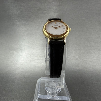 Seiko Watch Women 21mm White Dial Gold Tone Round 4N00-1158 New Battery5