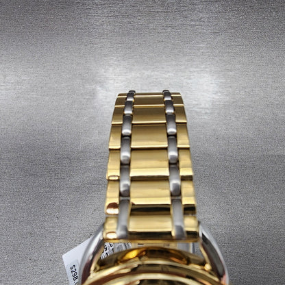 Tory Burch The Miller Watch Women 32mm White Dial  Two Tone Round TBW72224