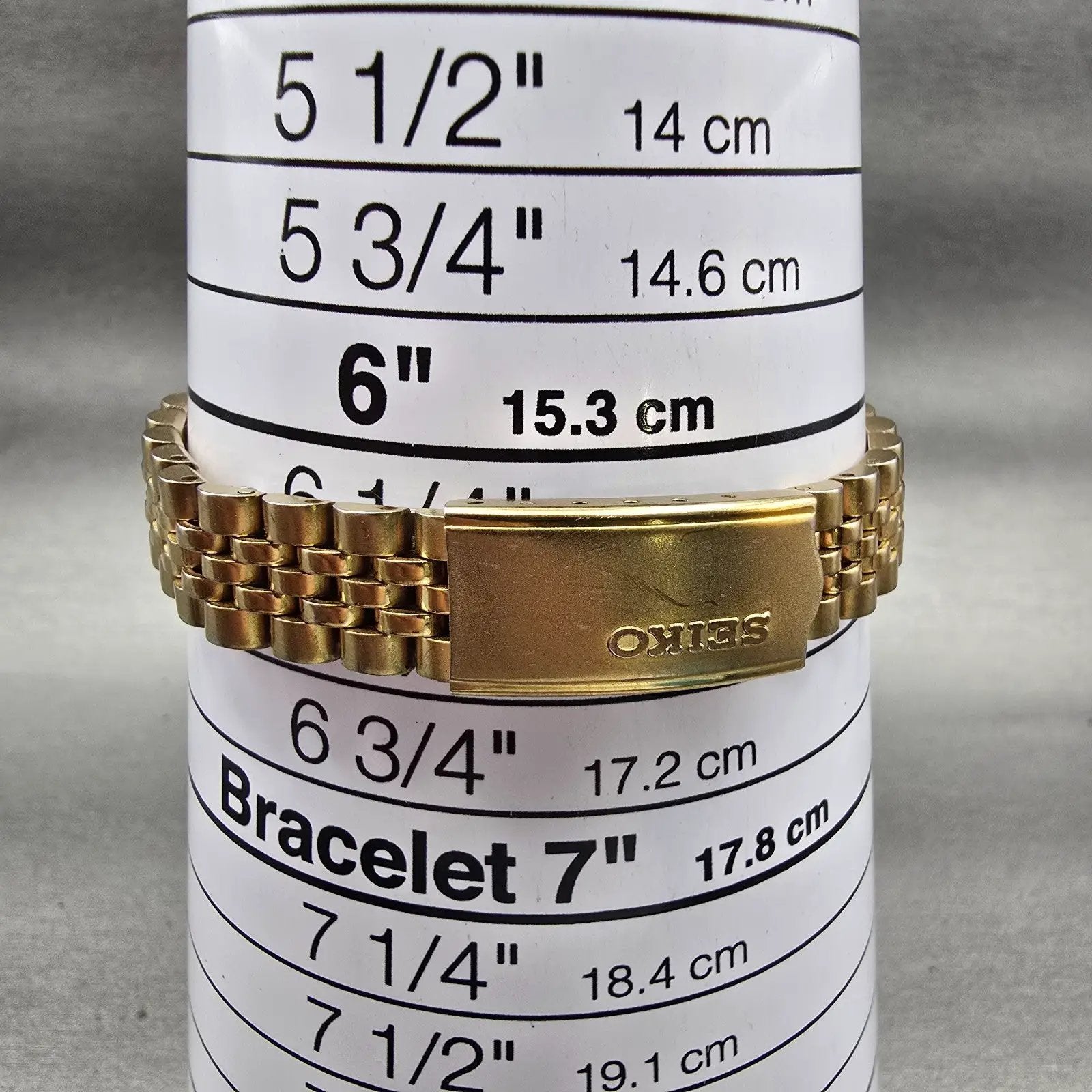 Seiko Watch Women 24mm Gold Dial Gold Tone Daydate Round 7N83-0041 New Battery V9