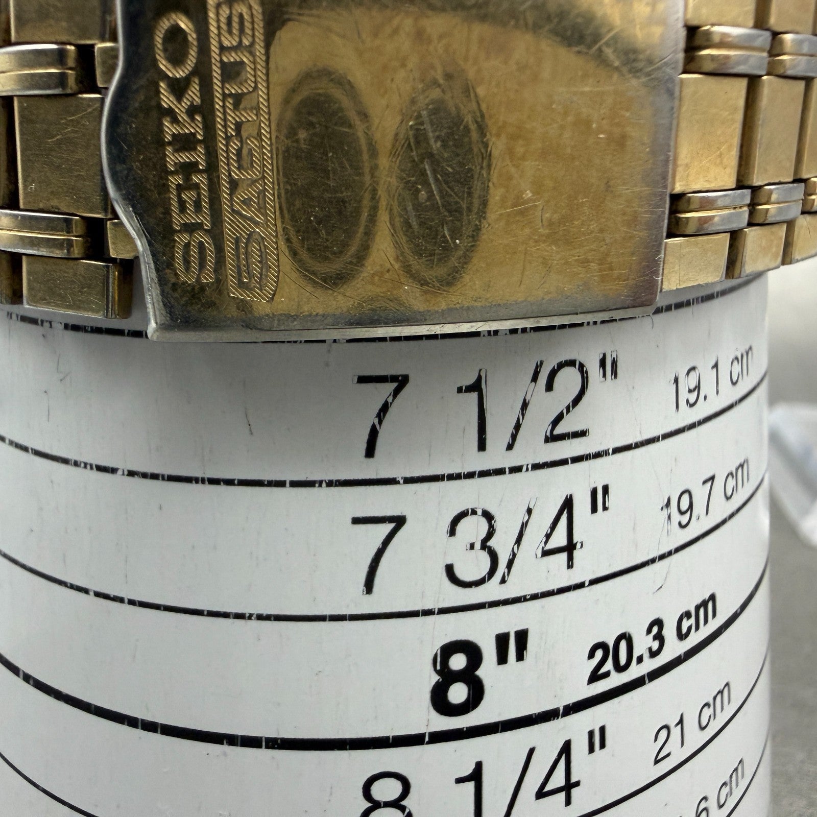Seiko 5 Actus Watch Men 37mm Silver Dial Gold Tone Daydate 7019-7040 PARTS VTG11