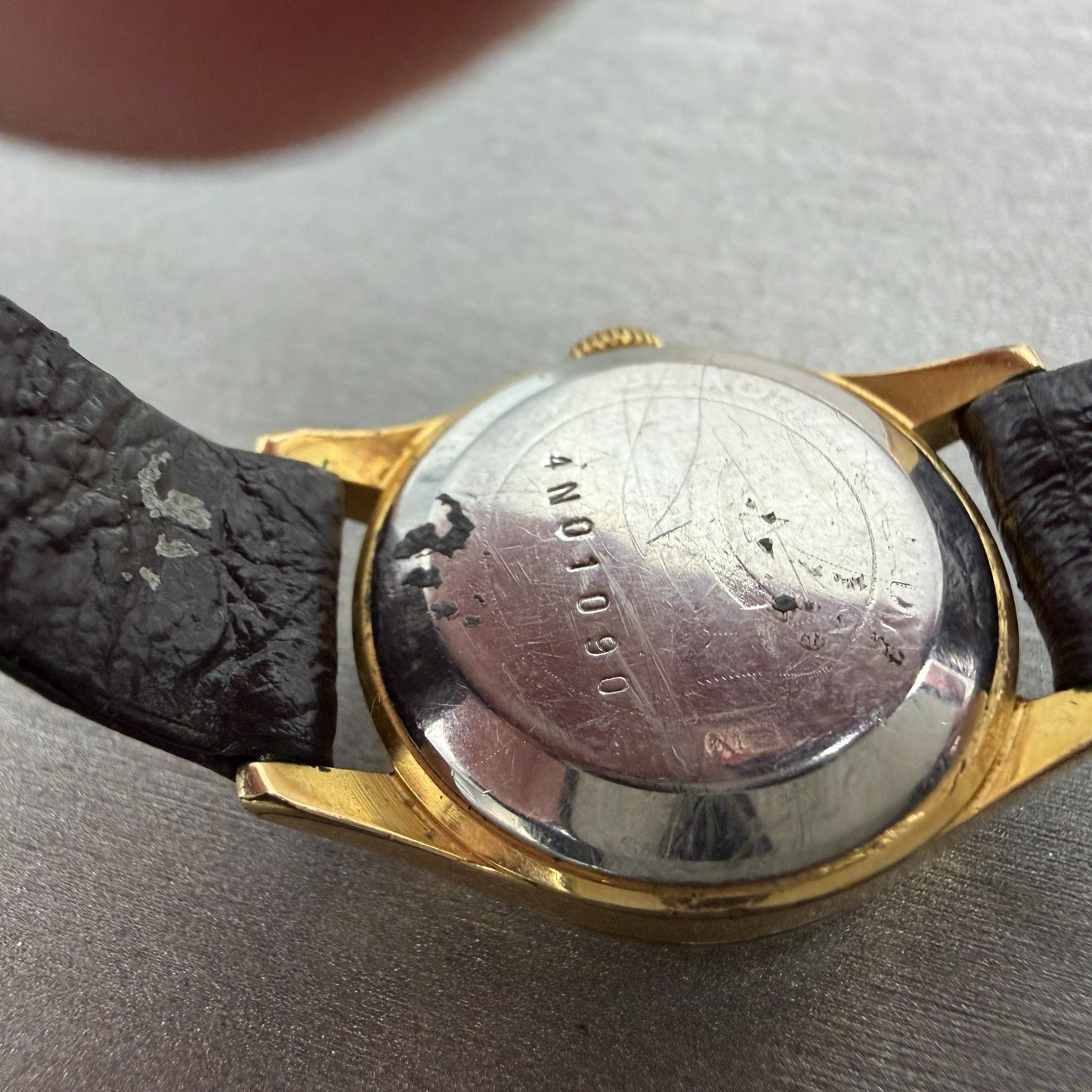 Seiko SeikoMatic Lady Watch Women 23mm Silver Dial Gold Tone Date Runs Vintage9