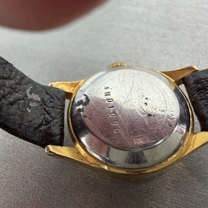 Seiko SeikoMatic Lady Watch Women 23mm Silver Dial Gold Tone Date Runs Vintage9
