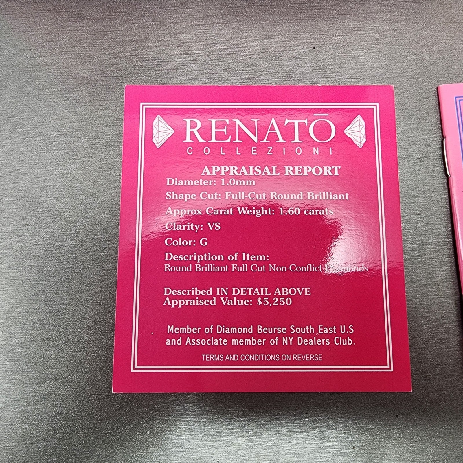 Renato Beauty Chronograph Watch Women 36mm Brown Dial Steel Diamond New Battery12