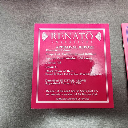 Renato Beauty Chronograph Watch Women 36mm Brown Dial Steel Diamond New Battery12