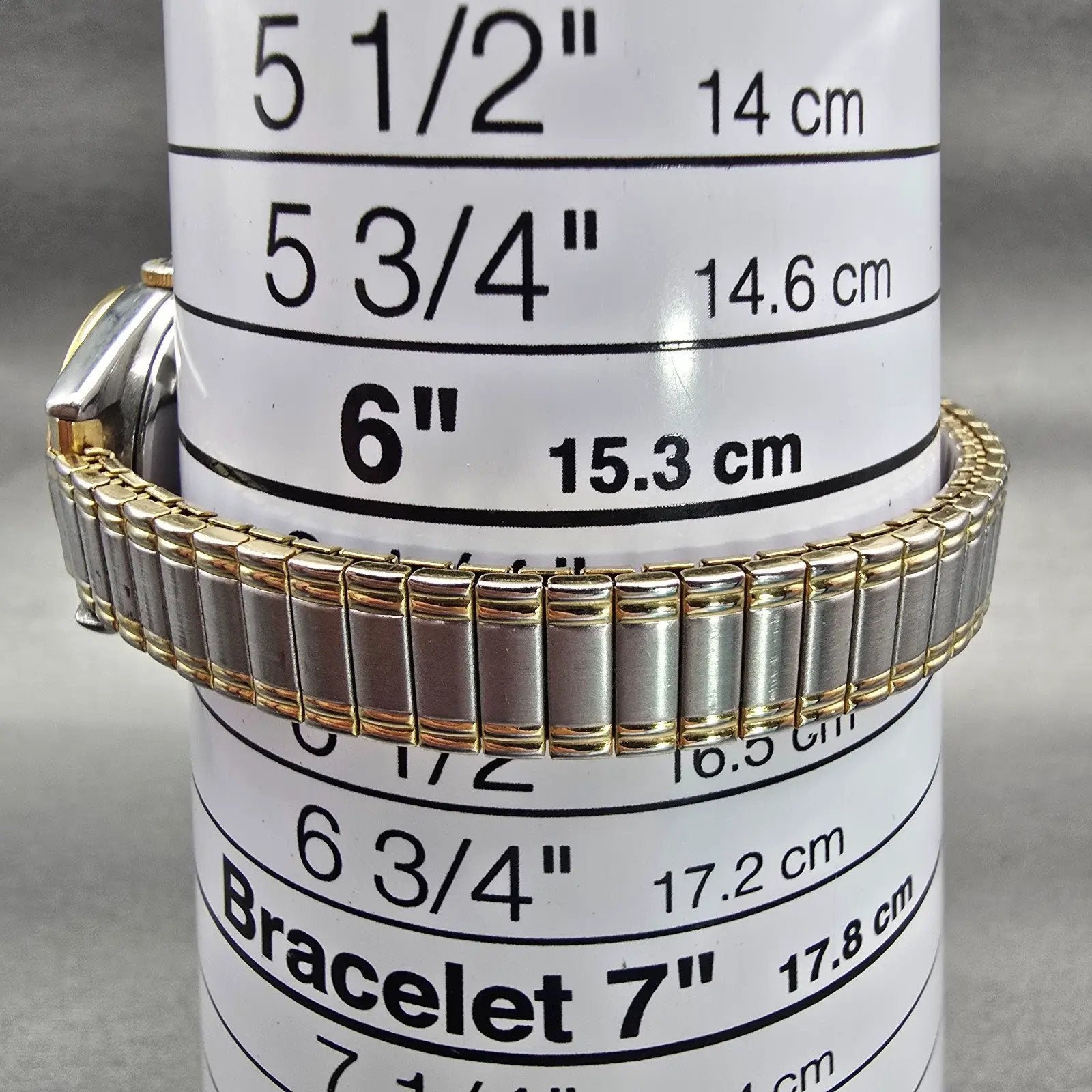 Seiko Watch Women 24mm White Dial Two Tone Date Round 7N82-0399 New Battery VTG9