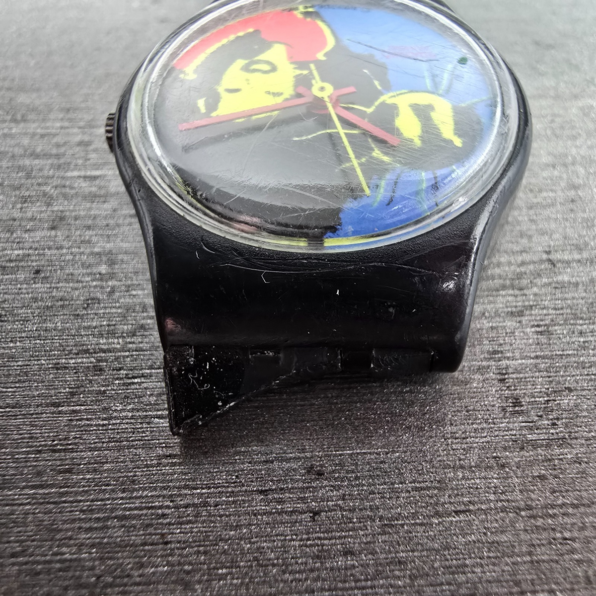 Swatch Sun Lady Watch Women 25mm Black Dial Black Tone Round LB125 New Battery5