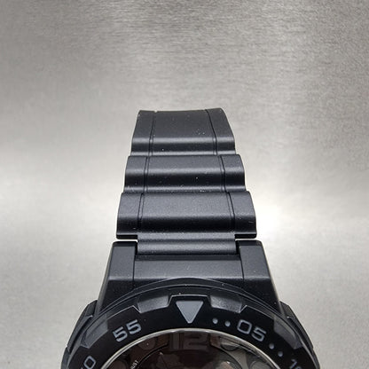 Casio AEQ100 Watch Men 48mm Analog Digital Black World Time Round New Battery4