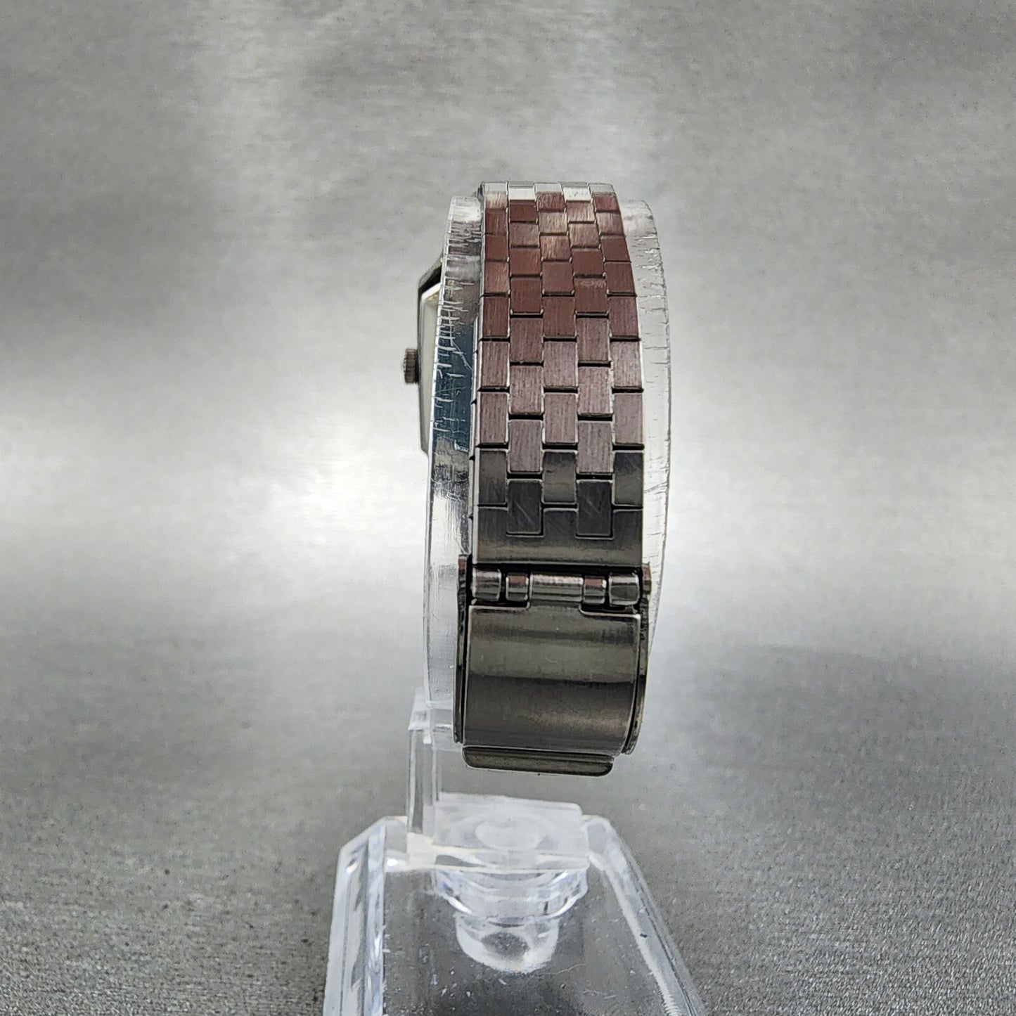 Seiko Delica Automatic Watch Women 24mm White Dial Silver Tone Date 241530307