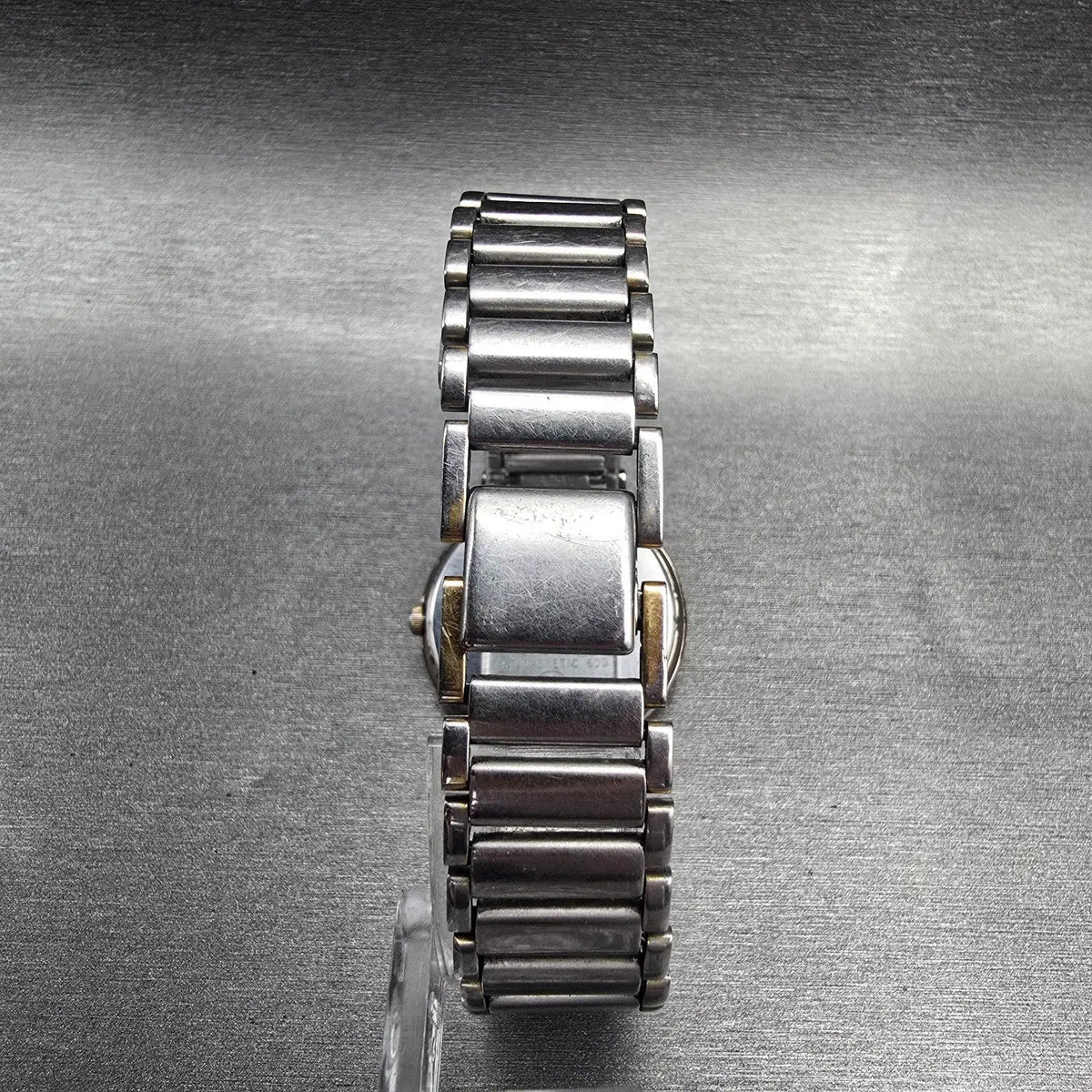 Seiko Avenue Watch Men 31mm Silver Dial Two Tone Round 7N01-6110 New Battery7