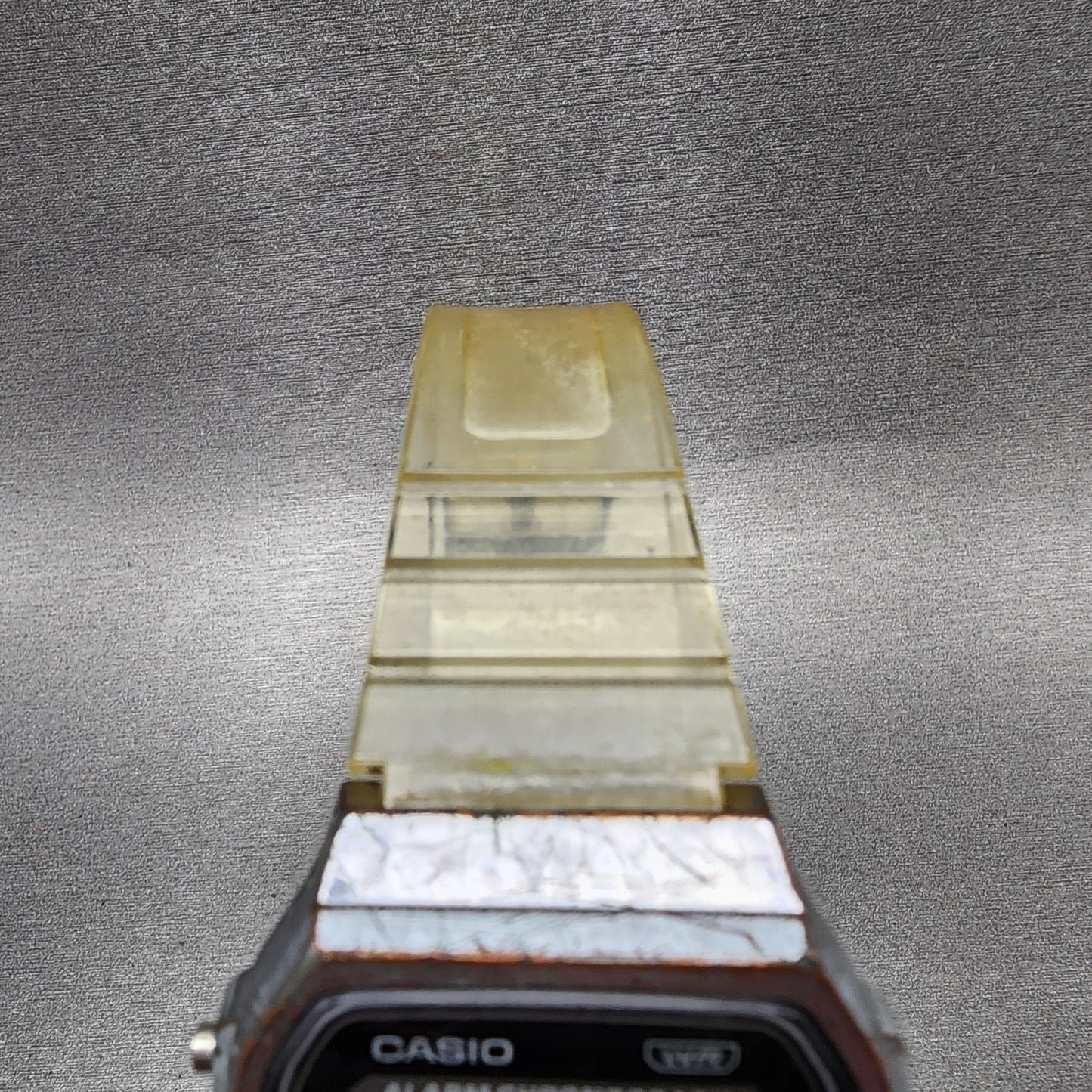 Casio Illuminator Watch Men 36mm Digital Silver Tone Octagon A168XE New Battery4
