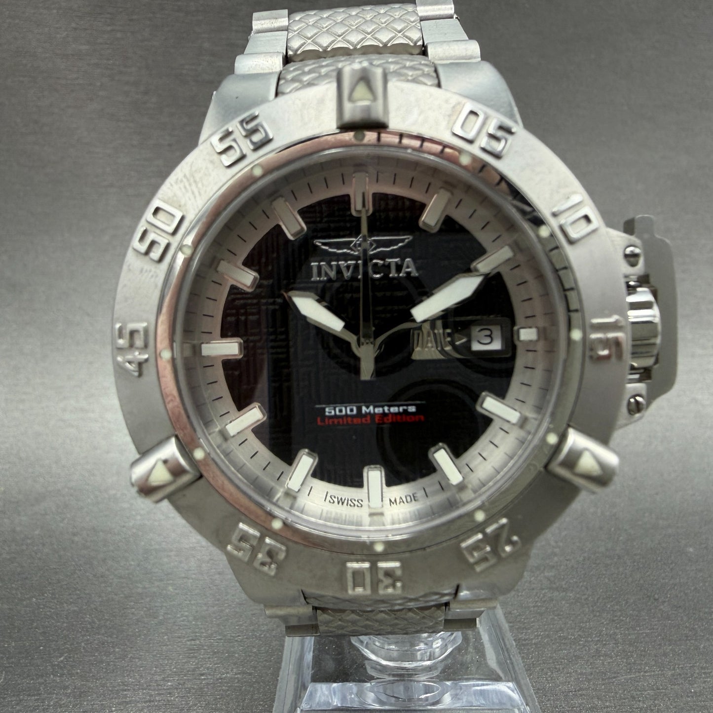 Invicta Subaqua Noma Dive Watch Men 42mm Black Dial Steel Date 5422 New batt0