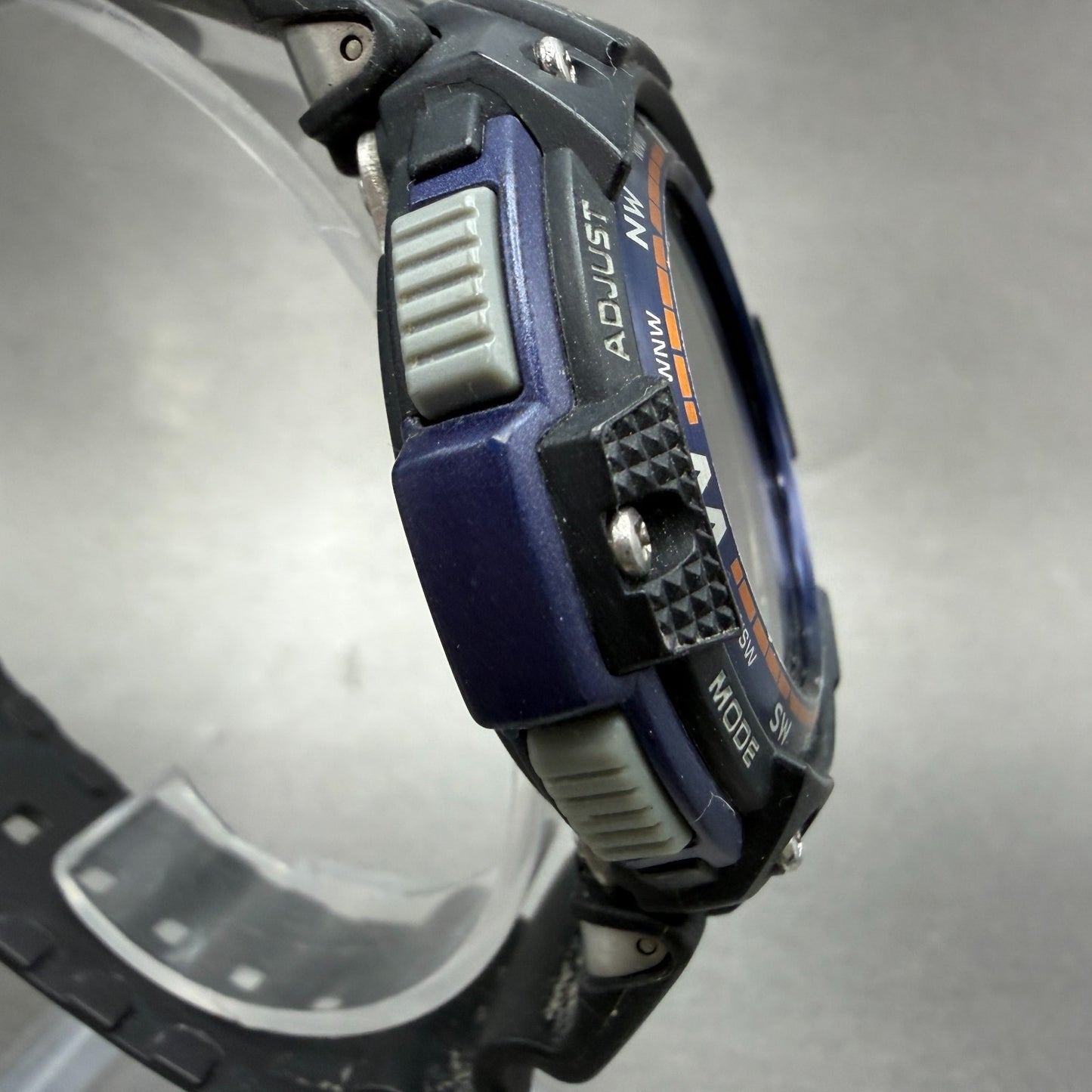Casio SGW-100  Twin Sensor Watch Men 48mm Blue Black Alarm Chrono New Battery3