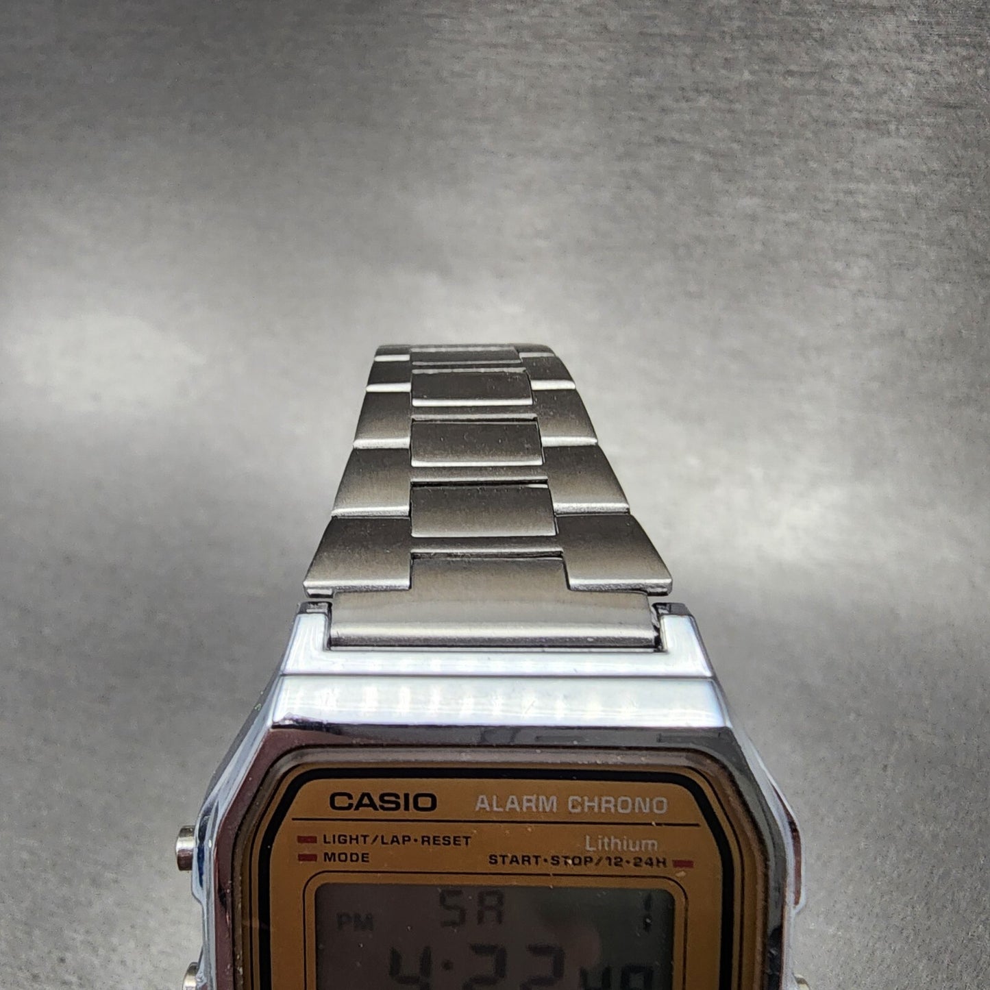 Casio A158WE Watch Men 33mm Digital Stainless Steel Alarm Chronograph New Batt4