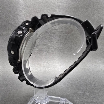 Casio G-Shock DW-6900 Watch Men 50mm Black  Alarm Chrono 1289 CRACKED New Batt7