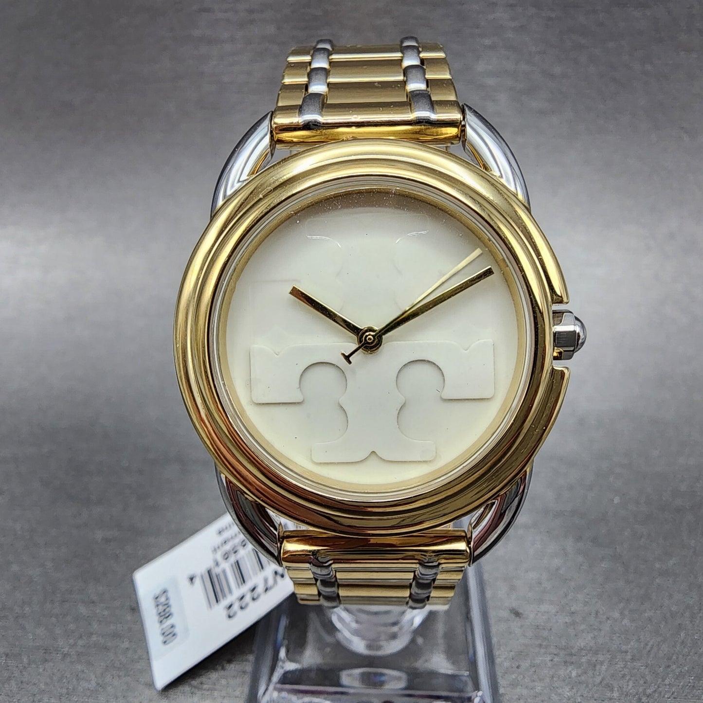 Tory Burch The Miller Watch Women 32mm White Dial  Two Tone Round TBW72220