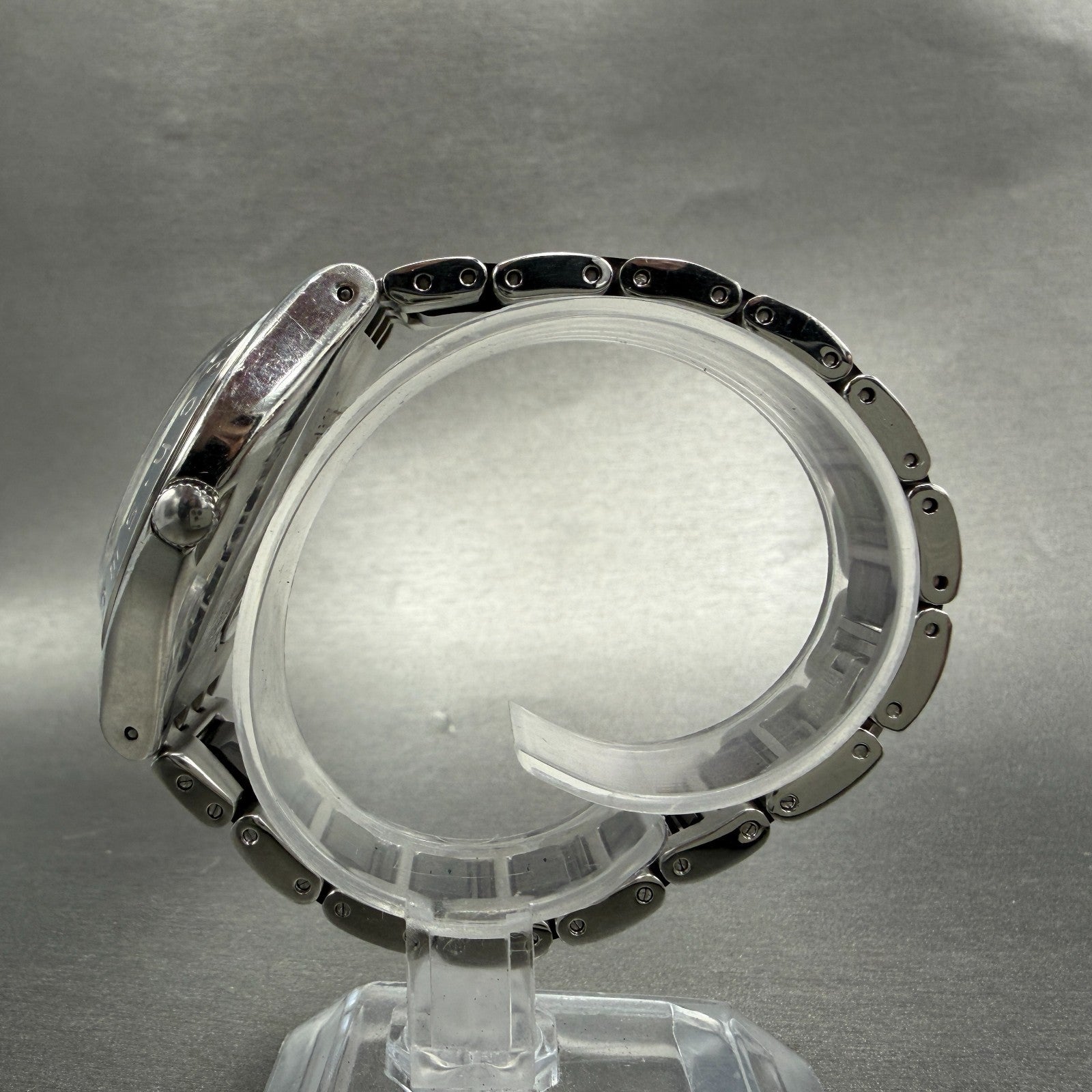 Swatch Irony Big Casse-Cou watch Unisex 38mm Silver Dial Steel Daydate New Batt6