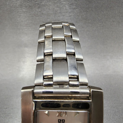 Givenchy Tank Watch Women 27mm Silver Dial Silver Tone Rectangle New Battery4