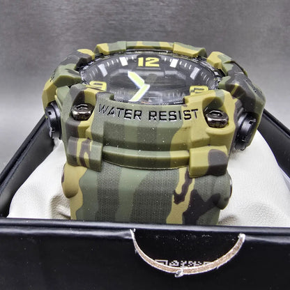 Activa x Invicta BlackOps Watch Men 56mm Camouflage Alarm Chronograph Ana Digi2