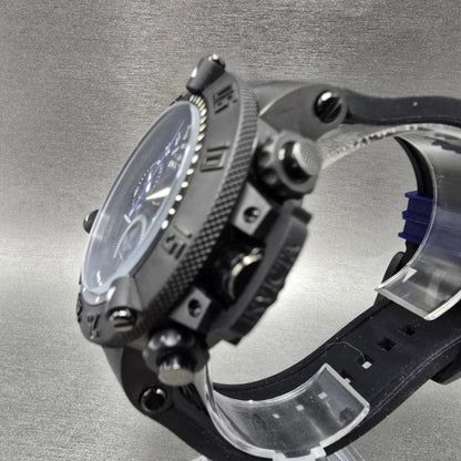 Invicta Subaqua Noma III Chronograph Big Date Watch Men 50mm Black Blue NewBatt2