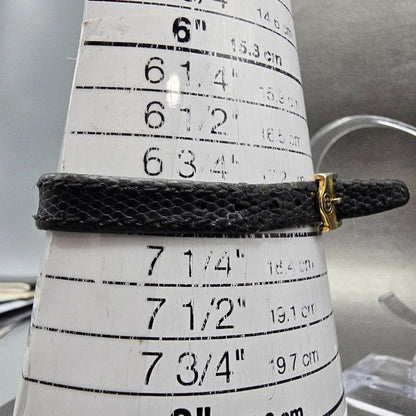 Gucci 2000L Watch Women 22mm Black Dial Gold Plated Round New Battery VTG NER11