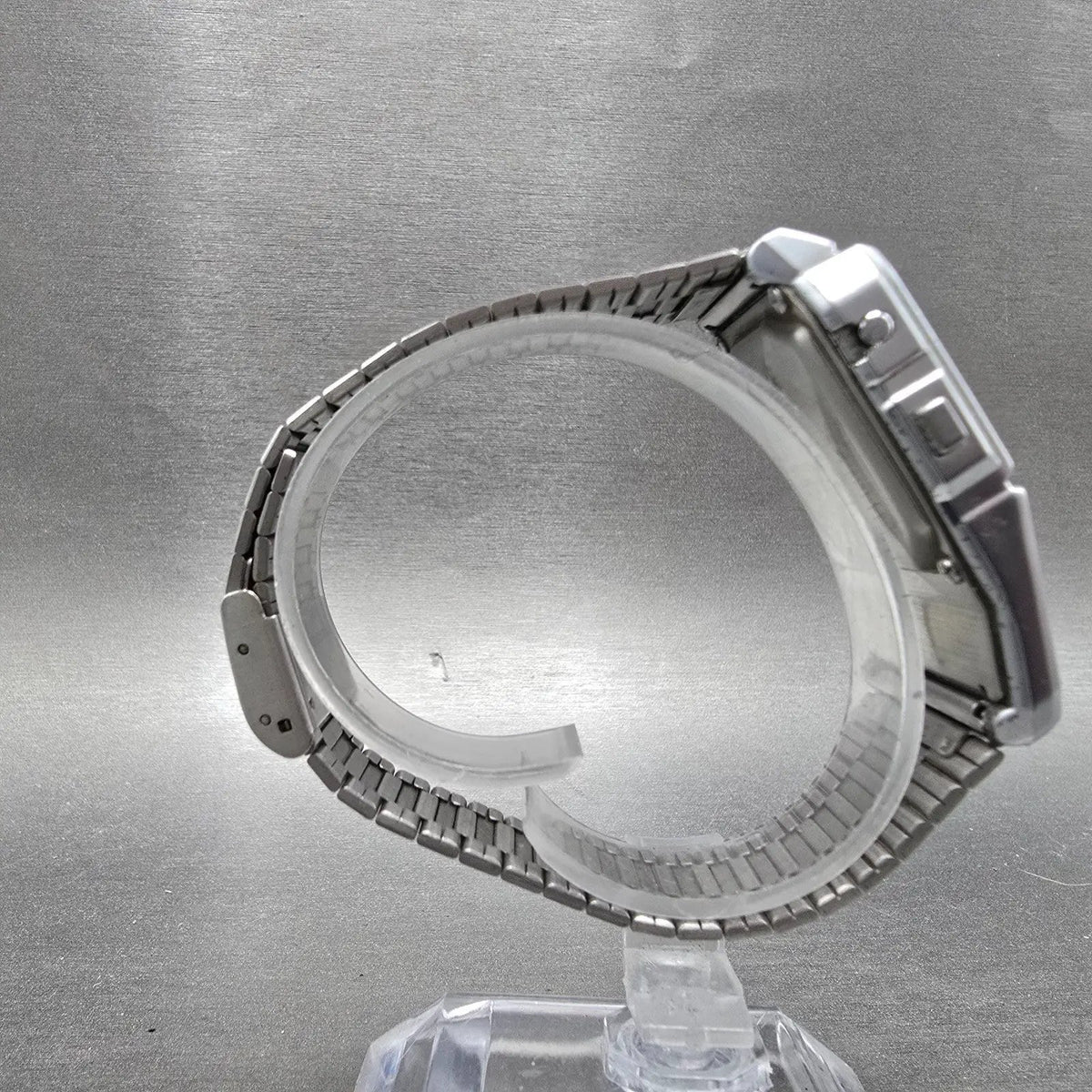 Casio Calculator Watch Men 33mm Digital Silver Tone Alarm Chrono DBC-610 NewBate8